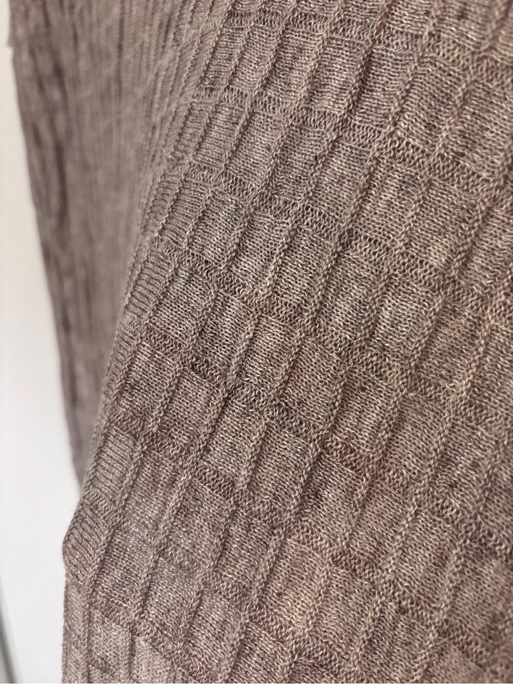 Eileen Fisher Tunic Size XL Waffle Texture Tan Brown Comfort Oversized Timeless - Picture 6 of 10
